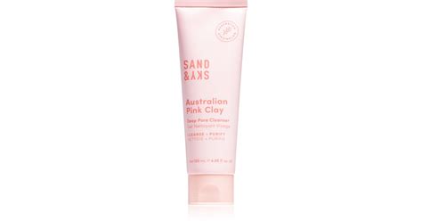 Sand And Sky Australian Pink Clay Deep Pore Cleanser Gel Démaquillant Et