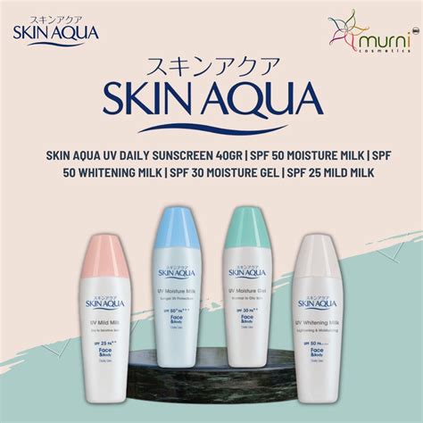 Jual SKIN AQUA UV DAILY SUNSCREEN 40GR SPF 50 MOISTURE MILK SPF 50