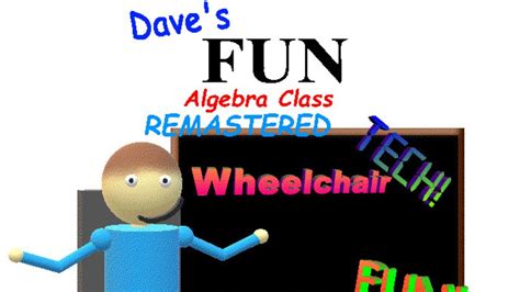 Dave S Fun Algebra Class Remastered Baldi V1 4 3 Mod Youtube