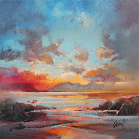 Gorgeous Abstract Scottish Landscape Paintings Scott Naismith