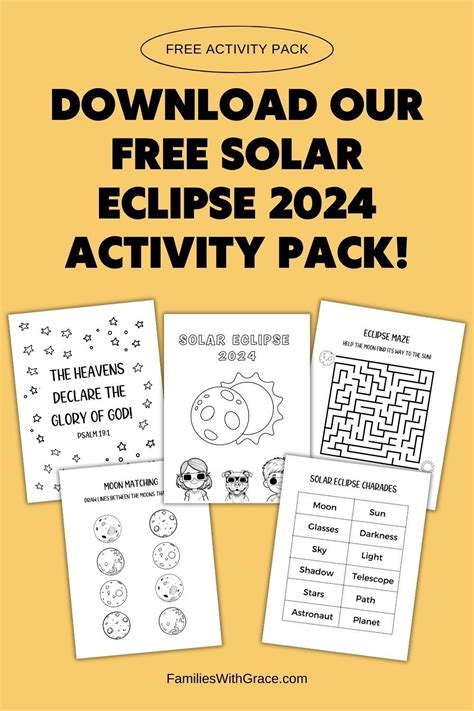 Solar Eclipse Party Printables Plus A Free Activity Pack Artofit