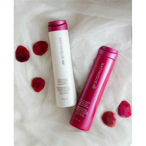 SATINIQUE Glossy Repair Shampoo Conditioner 280ml Shopee Malaysia