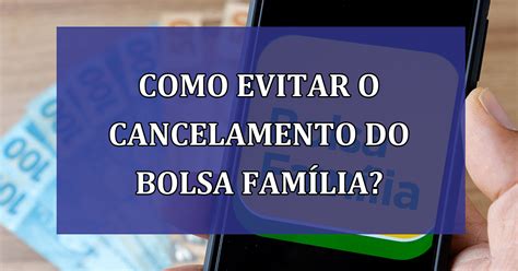 Como Evitar O Cancelamento Do Bolsa Fam Lia Jornal Dia