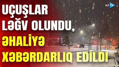 ABŞ də kəskin hava həyatı iflic etdi insanlar üçün təhlükə elan edildi