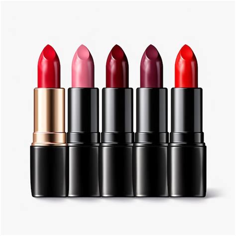 Premium Photo Realistic Lipstick Package Set