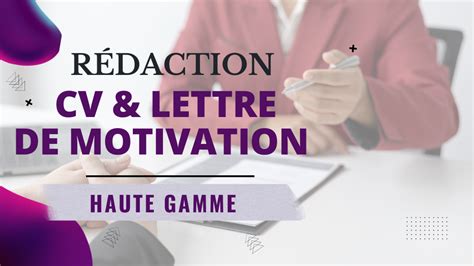 Je vais créer votre Cv et ou Lettre de Motivation par Perrine Empire