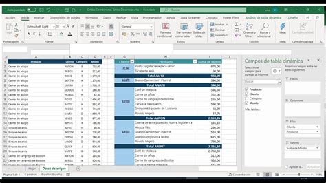 C Mo Combinar Celdas En Una Tabla Din Mica De Excel Recursos Excel