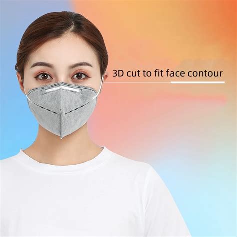 Custom 3d Five Layer Kn95 Industrial Respirator Mask Comfortable One Time Face Covering Buy