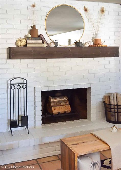 Fixer Upper Painted Brick Fireplace Mriya Net