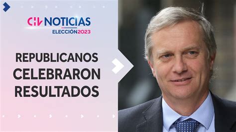 Primera MayorÍa Partido Republicano Celebró Resultados En El País