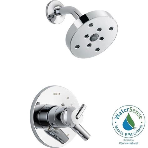 Delta Trinsic 1 Handle Shower Only Faucet Trim Kit In Stainless Valve