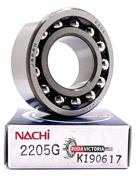 NACHI MADE IN JAPAN 2205 Self Aligning Ball Bearing 25x52x18mm