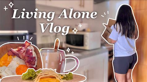 LIVING ALONE VLOG My First Morning What I Cook In A Day Setting