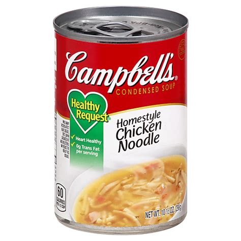 Campbells® Condensed Healthy Request® Homestyle Chicken Noodle Soup 105 Oz Buehlers