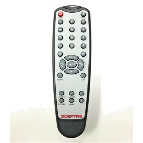 Sceptre OEM Original TV Remote Control (Gray) - Walmart.com - Walmart.com