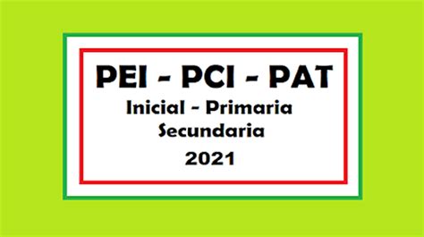 Modelos PEI PAT PCI 2021 MINEDU Mathtic