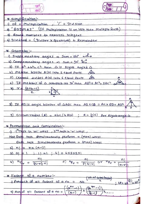 Csir Net General Aptitude Formulas Pdf