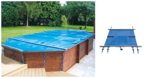 Bâche à barre piscine bois 735 410 Woodfirst Original