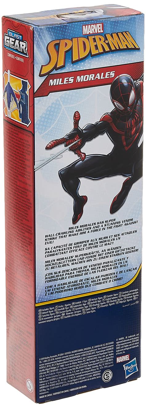 Spider Man Marvel Titan Hero Series Mile Morales 12 Scale Super Hero Action Figure Toy Great