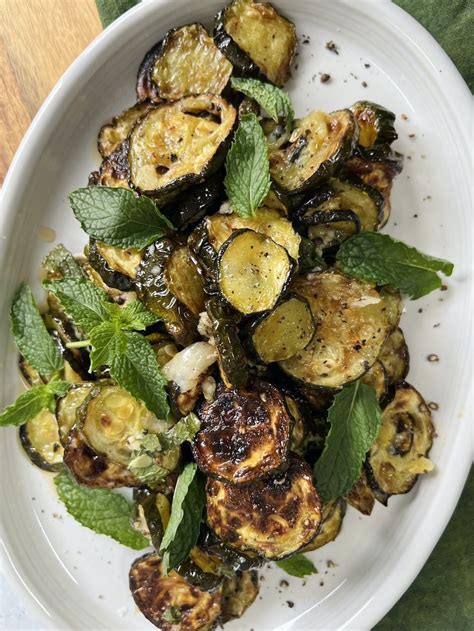 Zucchini Alla Scapece Zucchini W Mint Vinegar Mangia With Michele