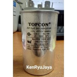 Jual Kapasitor Capacitor AC 20 2 Uf 450 Vac MC Jakarta Barat