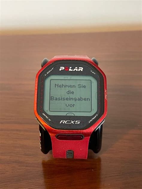 Polar RCX5 GPS Pulsmesser mit Zubehör in rot Kaufen auf Ricardo