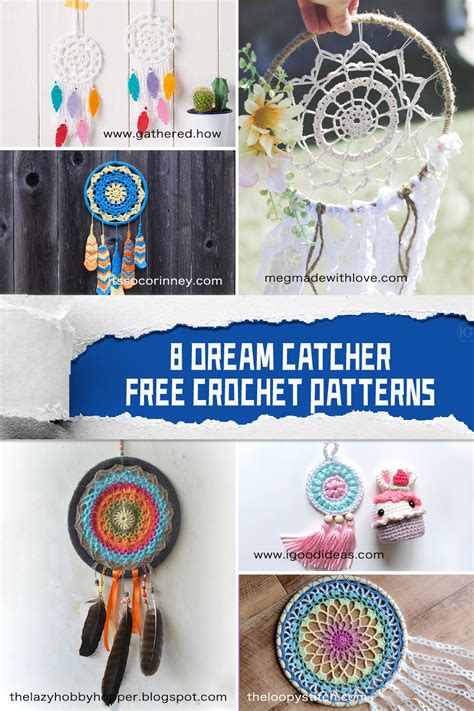 FREE Dream Catcher Crochet 8 Patterns IGOODideas