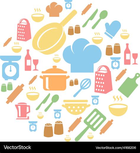 M U Kitchen Background Vector Illustration C O V Ch T L Ng Cao