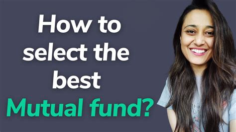 How To Select The Best Mutual Fund Mutual Fund For Beginners Youtube