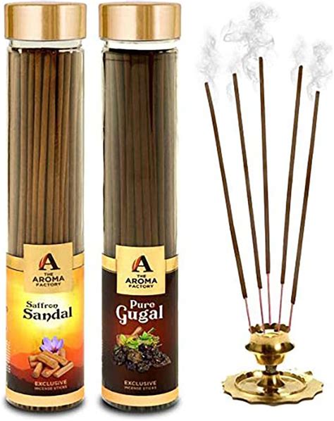 The Aroma Factory Agarbatti For Pooja Kesar Chandan Pure Gugal