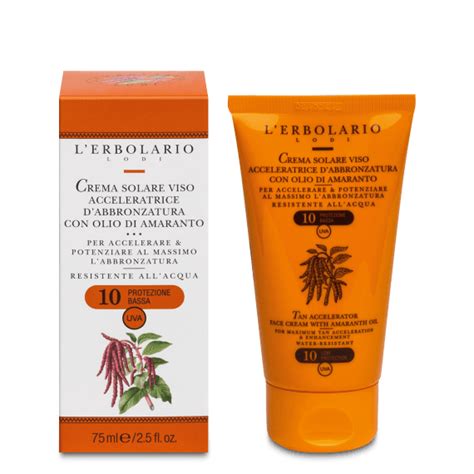 Crema Solare Viso Acceleratrice Dabbronzatura Spf Ml Lerbolario