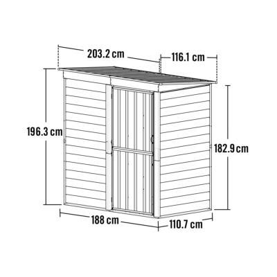 Abris De Jardin M Tal Am Ga Spacemaker