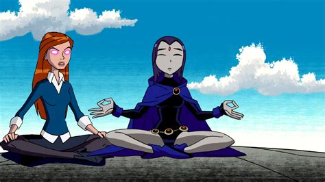 Raven And Gwen Meditating By Benderjam On Deviantart