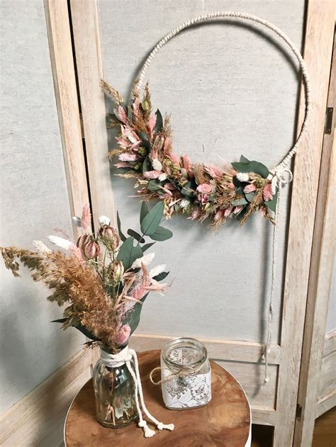 Dry Flowers Decorating Door Wreath Wall Wreath Decoration