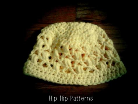 Ravelry Summer Puff Stitch Baby Beanie Pattern By Andrea Collins