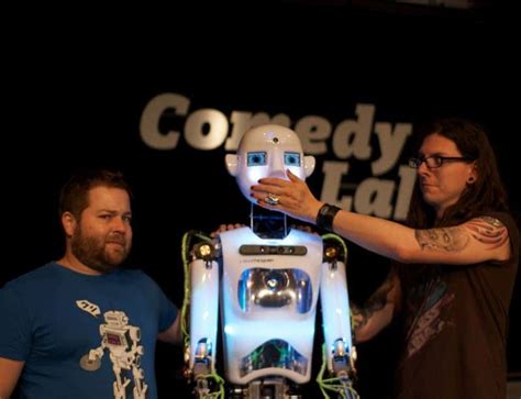 Robot comedian stands up well against human rivals | New Scientist