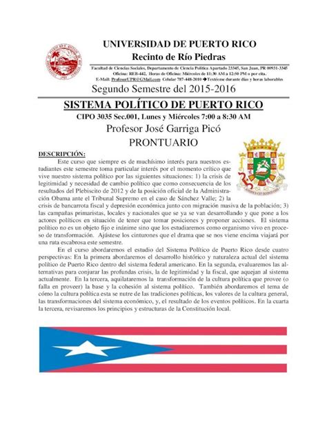 Pdf Sistema Pol Tico De Puerto Rico Sociales Uprrp Edu Cipo Wp