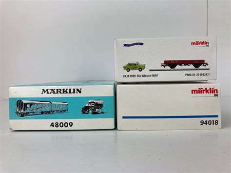 M Rklin H Set Di Vagoni Merci Di Modellini Di