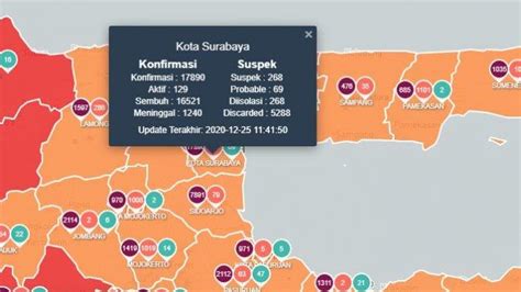 Update Virus Corona Di Surabaya Hari Ini Desember Positif