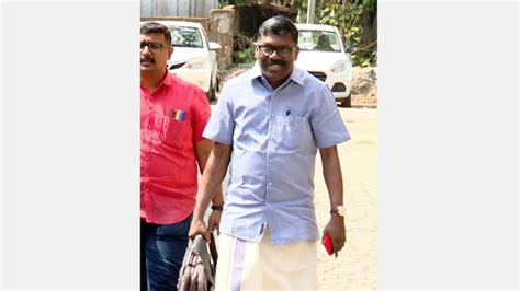 Cpim Leader Pk Biju Appears Before Ed In Karuvannur Bank Scam Probe