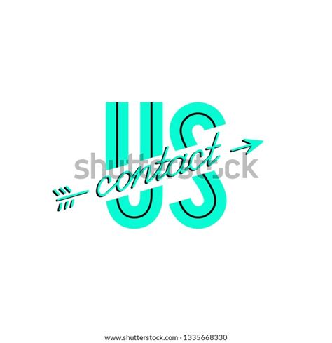 Contact Us Vector Banner Vector Stock Vector Royalty Free 1335668330