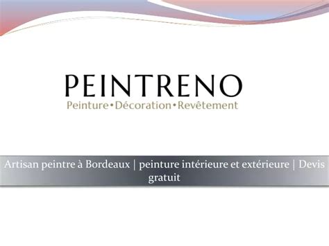 PPT Peintre à bordeaux PowerPoint Presentation free download ID