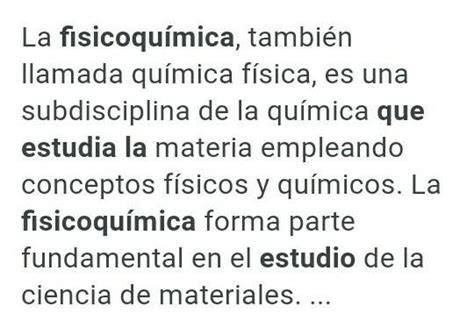 Comprendiendo la fisicoquímica su campo de estudio y aplicaciones