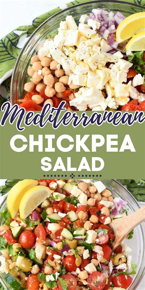 Delicious Mediterranean Chickpea Salad Sizzling Eats