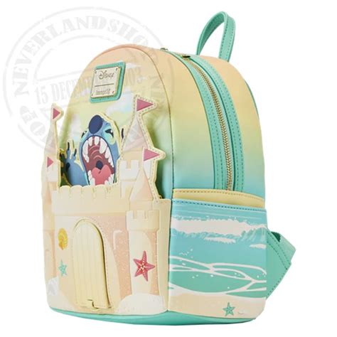 Neverlandshop Loungefly Mini Backpack Beach Surprise Stitch