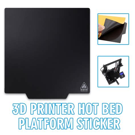 Magnetic Hot Bed Sticker Build Plate For Ender 3 3 Pro 5 3D Printer 235 235mm Shopee Philippines