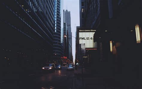 Fond D Cran Clairage Public Rue Paysage Urbain Nuit Voiture