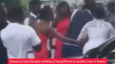 Drama As Man Disrupts Wedding Of His Girlfriend To Another Man In