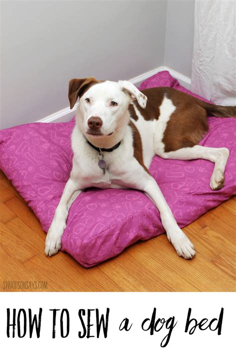 How To Sew A Dog Bed With Sides Swoodson Says