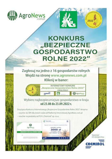 Internetowa Edycja Konkursu Bezpieczne Gospodarstwo Rolne 2022